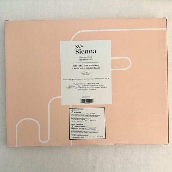 XO Sienna Magnetic Whiteboard Weekly Planner 12x15in Marker Magnets Celestial - Picture 9 of 11